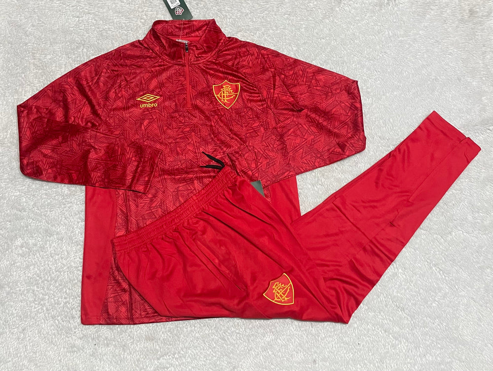 Conjunto de Frio Jaqueta Treino Fluminense - Grená