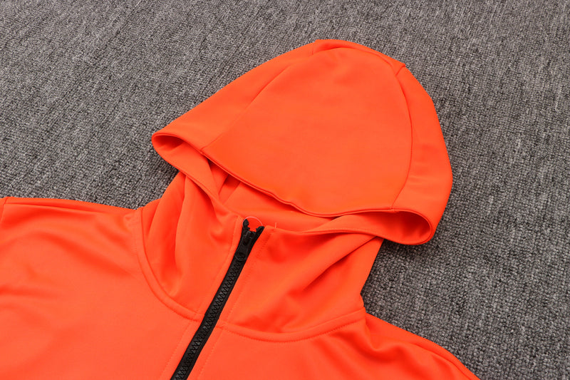 Conjunto de sudadera Nike Tech Fleece - Naranja