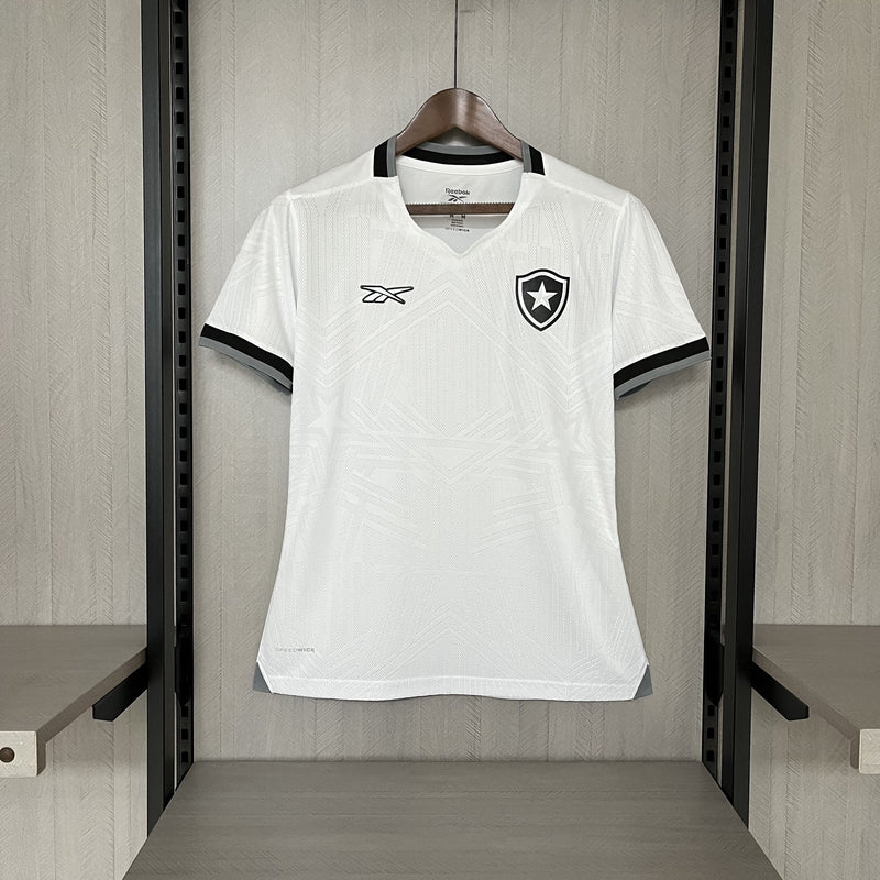 camisa-camiseta-blusa-do-botafogo-fogão-reebook-nova-lançamento-da-temporada-ano-2024/25-24/25-iii-3-terceira-third-branca-futuro-feminina-baby-look-versão-torcedor-tailandesa-réplica-pro-mantos-luiz-henrique-igor-jesus-almada