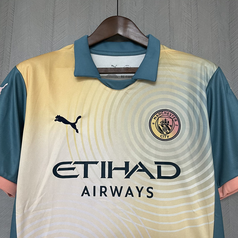 Camiseta de aficionado del Manchester City IV 2024/25 - Hombre