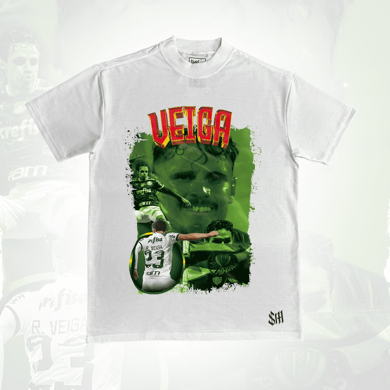 Camiseta Legends Raphael Veiga + Regalo y Caja de Regalo - Negro, Blanco y Beige