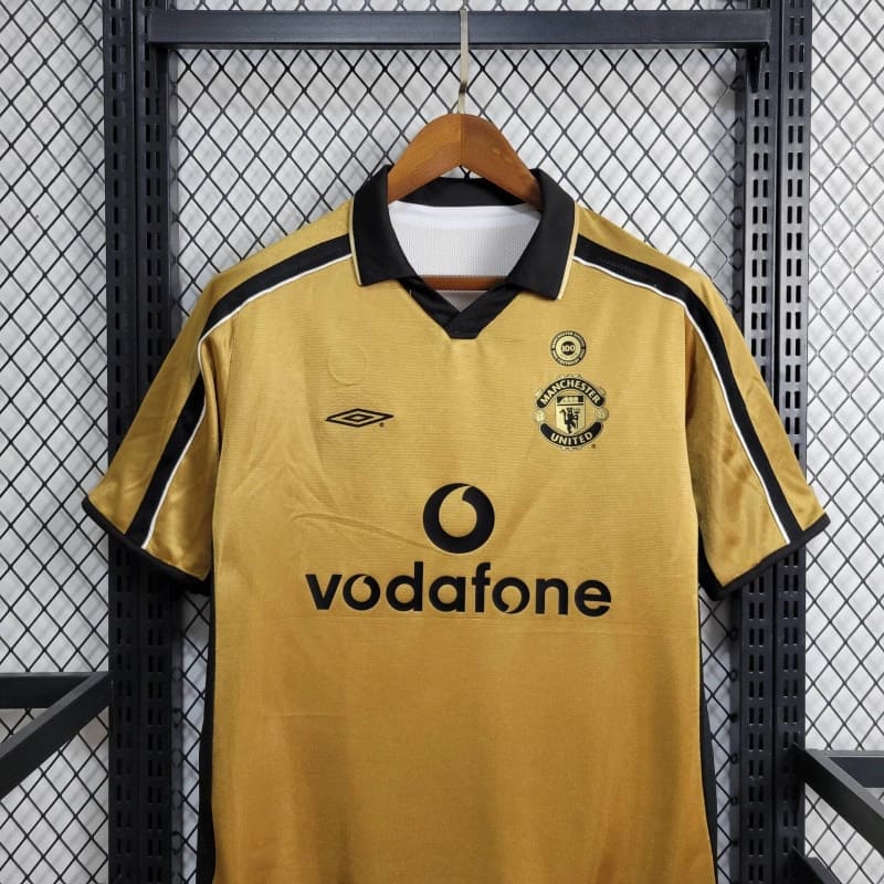 Camiseta retro Manchester United doble cara 2001/02 - Hombre