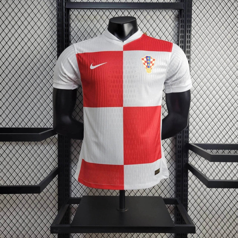 camisa-camiseta-da-croácia-luka-modric-nova-lançamento-temporada-2024/25-24/25-eurocopa-nike-i-1-titular-principal-primeira-home-branca-com-vermelho-xadrez-quadriculada-masculina-versão-modelo-jogador-tailandesa-réplica-pro-mantos