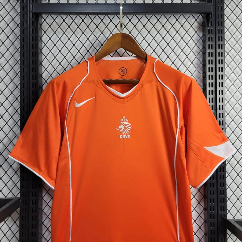 Camiseta Retro Holanda Local 2004/05 - Hombre