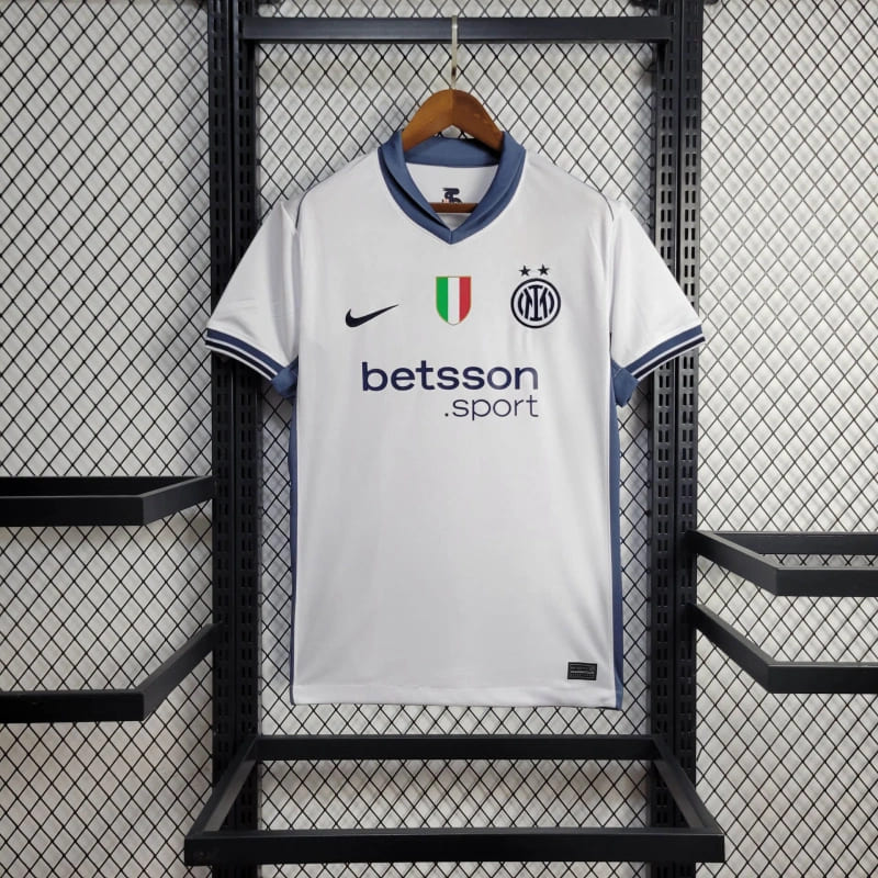 camisa-camiseta-da-internazionale-de-milão-nova-lançamento-nike-da-temporada-2024/25-24/25-ii-2-segunda-reserva-away-visitante-branca-betsson-masculina-versão-modelo-torcedor-tailandesa-réplica-pro-mantos-lautaro-martínez