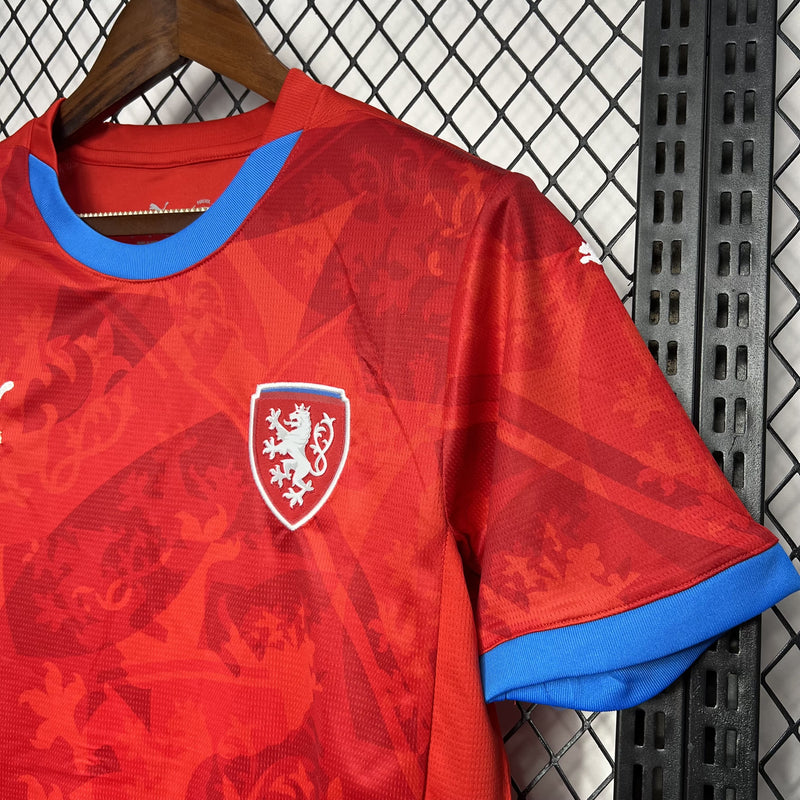 Camisa Torcedor República Tcheca I 2024/25 - Masculina