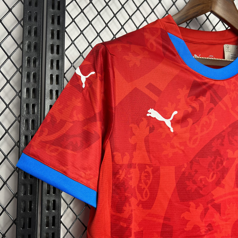 Camisa Torcedor República Tcheca I 2024/25 - Masculina