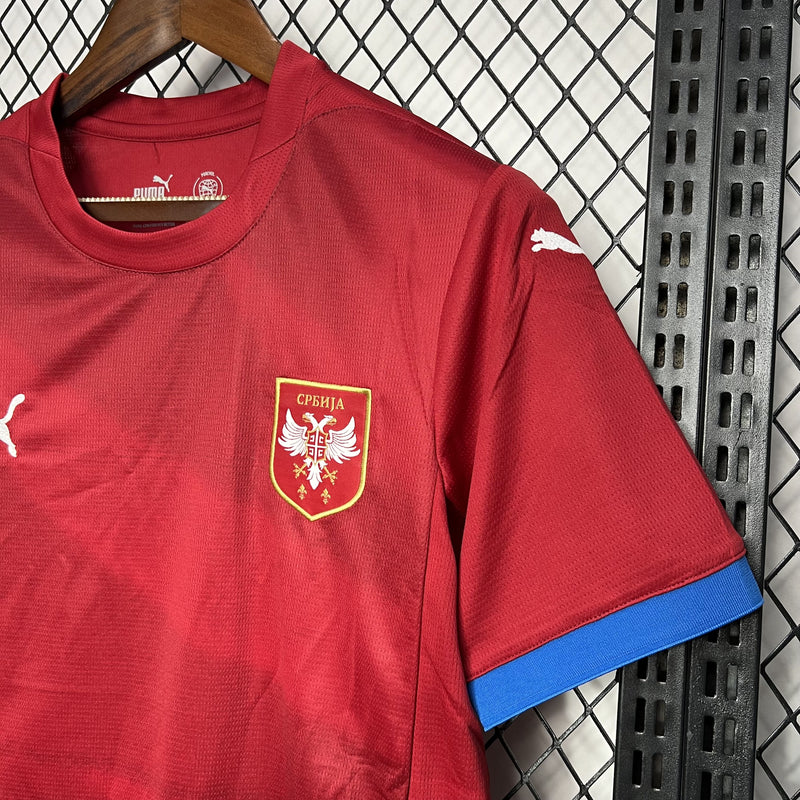 Camiseta de aficionado Serbia Primera 2024/25 - Hombre