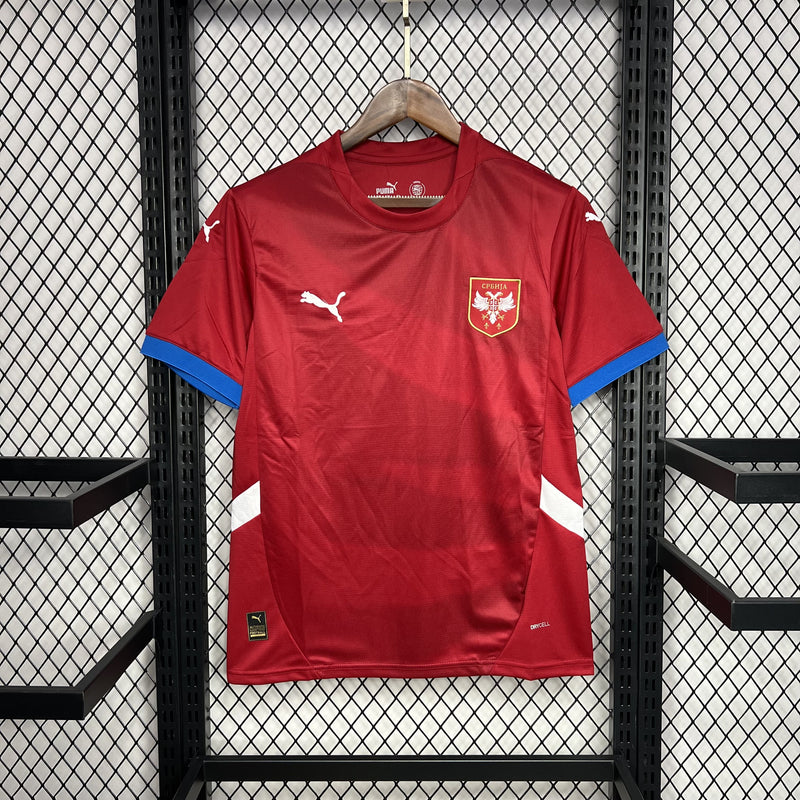 Camiseta de aficionado Serbia Primera 2024/25 - Hombre