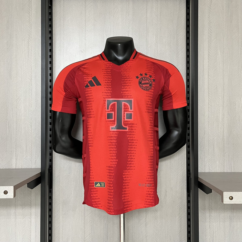 camisa-camiseta-do-bayern-de-munique-adidas-nova-lançamento-da-temporada-2024/25-vermelha-i-1-titular-principal-primeira-home-masculina-versão-modelo-jogador-player-tailandesa-pro-mantos-réplica-harry-kane