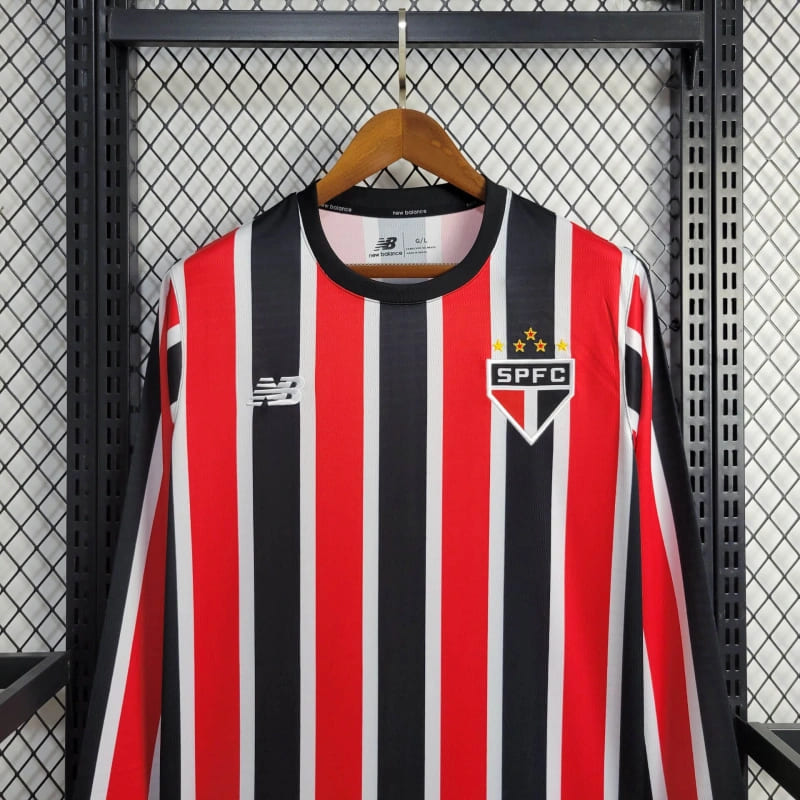 Camiseta hinchada São Paulo II 2024/25 manga larga - Hombre