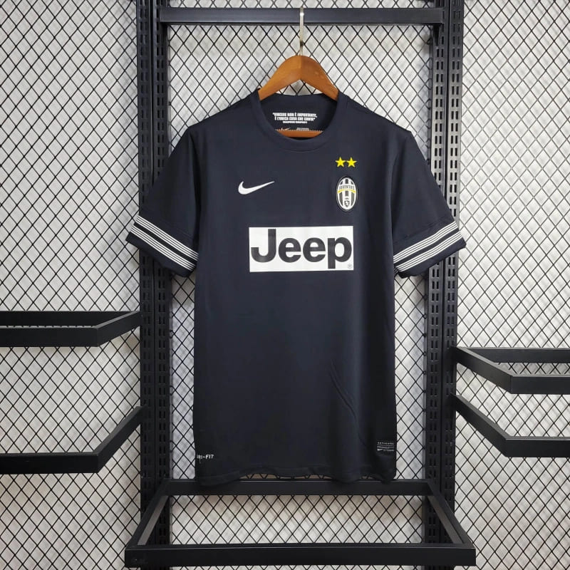 camisa-camiseta-retrô-antiga-da-juventus-temporada-2012/13-12/13-nike-patrocínio-jeep-preta-tailandesa-réplica-ii-2-segunda-reserva-visitante-masculina-vucinic-giovinco-asamoah-pogba-marchisio-vidal-pirlo-bonucci-chiellini