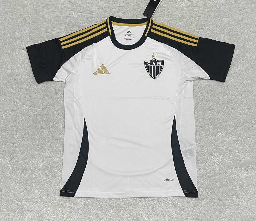 camisa camiseta blusa do atlético mineiro galo nova lançamento da temporada 2025/26 25/26 ii 2 segunda reserva away visitante branca masculina versão torcedor tailandesa réplica pro mantos