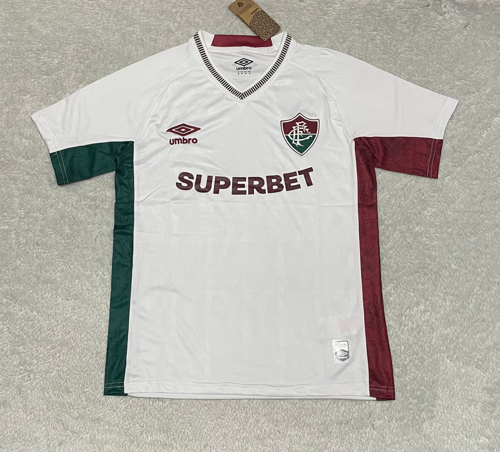 camisa camiseta blusa do fluminense fluzão nova lançamento da temporada 2025/26 25/26 ii 2 segunda reserva away visitante branca copa do mundo de clubes super mundial masculina versão torcedor tailandesa réplica pro mantos german cano jhon árias thiago silva hércules