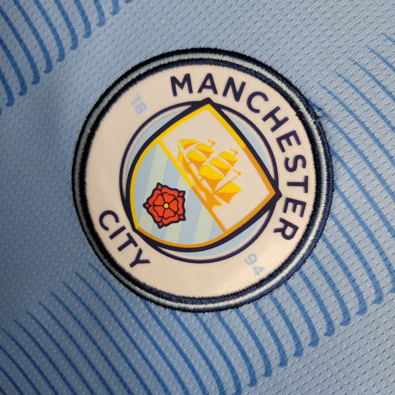 Conjunto Agasalho Torcedor Manchester City Time Calça Blusa