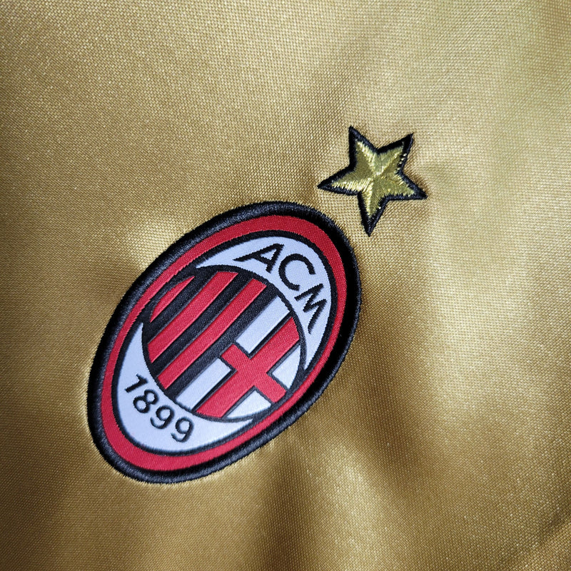 comprar-camisa-camiseta-blusa-do-ac-milan-retrô-antiga-da-temporada-2013/2014-13/14-dourada-fly-emirates-kaká-robinho-iii-3-terceira-masculina-versão-modelo-torcedor-tailandesa-réplica-de-time-de-futebol