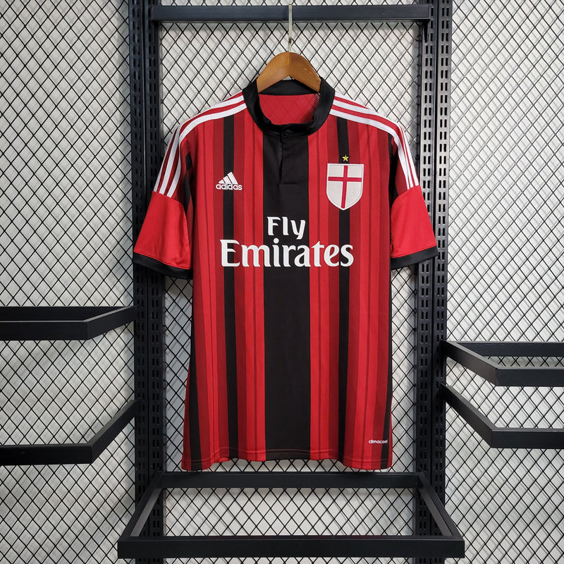 comprar-camisa-camiseta-blusa-do-ac-milan-retrô-antiga-da-temporada-2014/2015-14/15-vermelha-e-preta-listrada-fly-emirates-honda-fernando-torres-masculina-1-i-titular-principal-torcedor-tailandesa-réplica