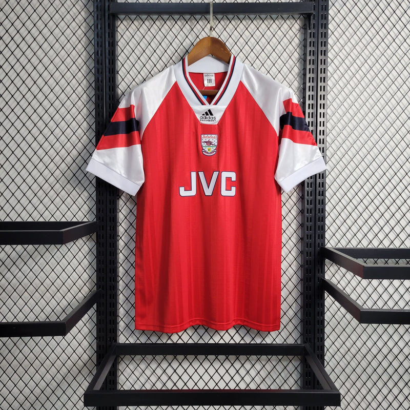 comprar-camisa-camiseta-blusa-do-arsenal-retrô-antiga-da-temporada-1992/1993-92/93-vermelha-jvc-masculina-i-1-titular-principal-primeira-versão-modelo-torcedor-tailandesa-réplica-de-time-de-futebol