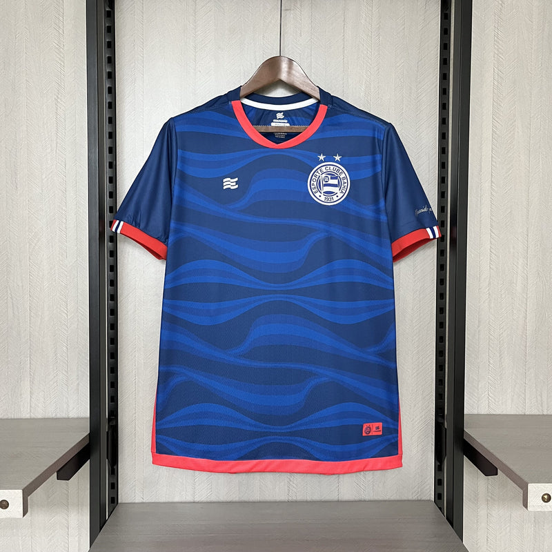 comprar-camisa-camiseta-blusa-do-bahia-nova-lançamento-da-temporada-2024/25-24/25-esquadrão-de-aço-tricolor-iii-3-terceira-third-azul-masculina-versão-modelo-torcedor-tailandesa-réplica-pro-mantos