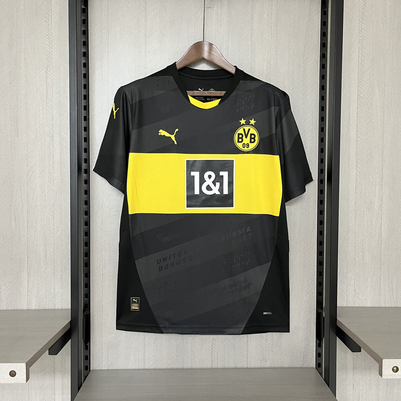 comprar-camisa-camiseta-blusa-do-borussia-dortmund-bvb-nova-lançamento-puma-da-temporada-2024/25-24/25-ii-2-segunda-reserva-away-visitante-1&1-preta-masculina-versão-modelo-torcedor-tailandesa-réplica-pro-mantos