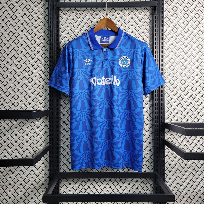 comprar-camisa-camiseta-blusa-do-da-napoli-retrô-antiga-da-temporada-1991/1992-91/92-azul-i-1-titular-principal-home-voiello-de-com-gola-polo-careca-masculina-versão-modelo-torcedor-tailandesa-réplica-de-time-de-futebol