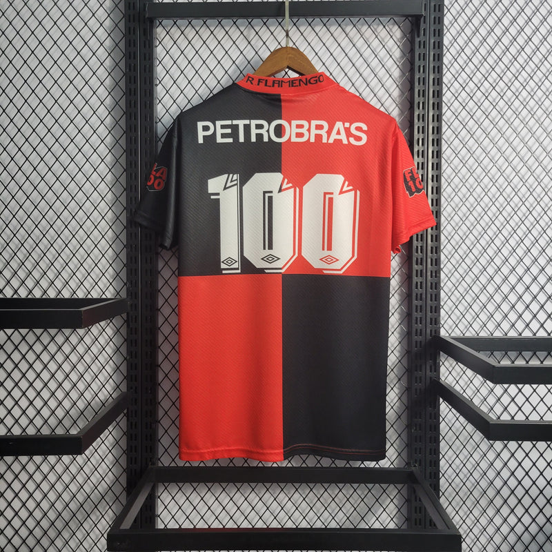 comprar-camisa-camiseta-blusa-do-flamengo-retrô-antiga-da-temporada-1994/95-94/95-iii-3-terceira-rubro-negra-vermelha-e-preta-masculina-lubrax-aniversário-de-100-anos-tailandesa-réplica-de-time-de-futebol