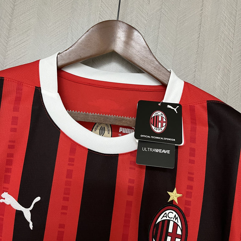 Camiseta de aficionado Milan Home 2024/25 - Hombre