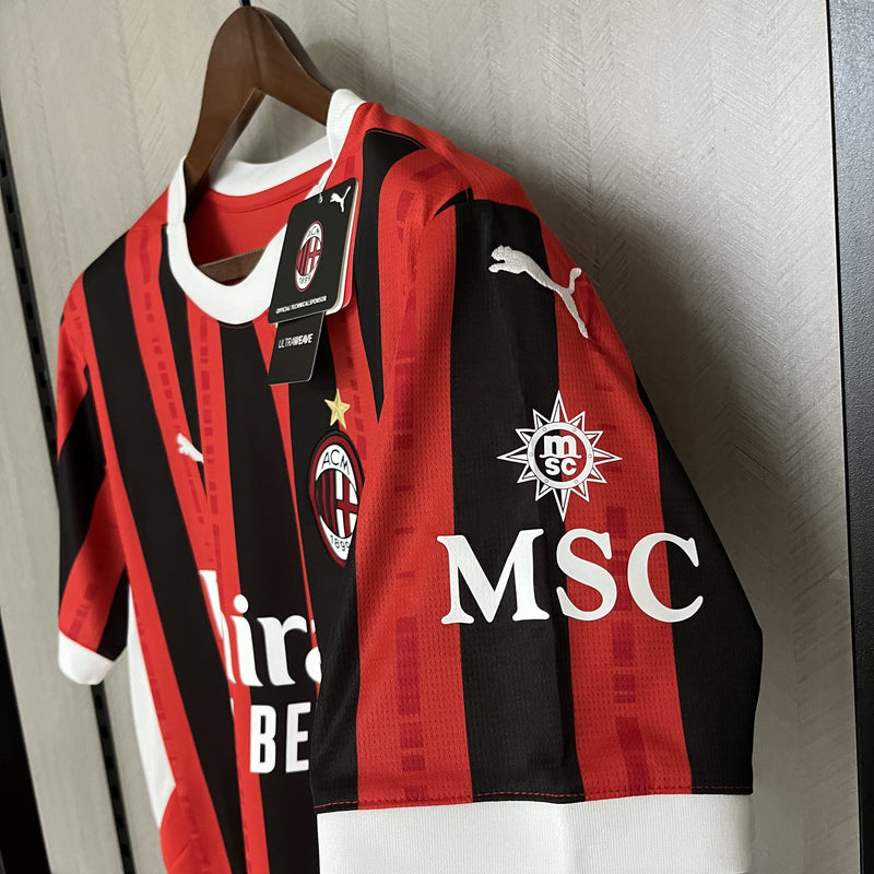 Camiseta de aficionado Milan Home 2024/25 - Hombre