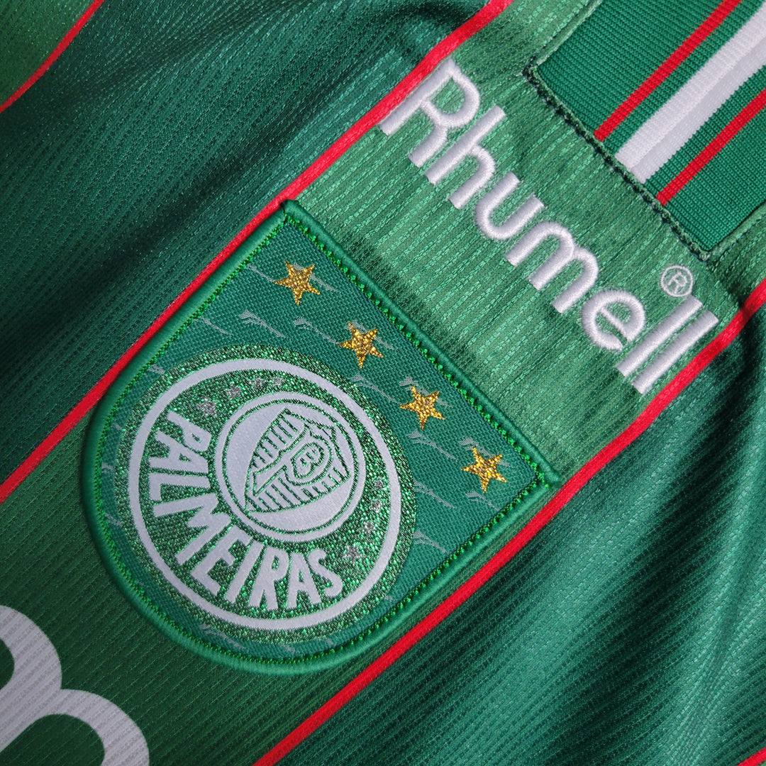 comprar-camisa-camiseta-blusa-do-palmeiras-retro-antiga-da-temporada-1999-2000-verde-1-i-titular-principal-parmalat-campeão-título-da-libertadores-paulo-nunes-zinho-evair-tailandesa-réplica