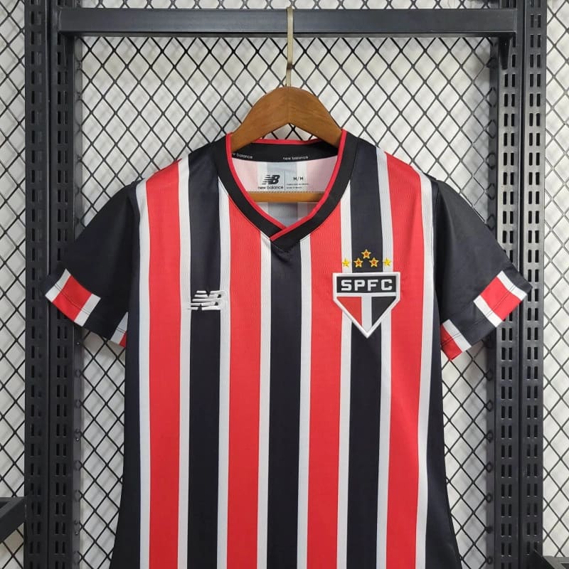 comprar-camisa-camiseta-blusa-do-são-paulo-spfc-new-balance-nova-lançamento-da-temporada-2024/25-24/25-feminina-baby-look-versão-modelo-torcedor-tricolor-ii-2-segunda-reserva-away-visitante-made-in-cotia-lucas-moura-luciano-calleri-pro-mantos