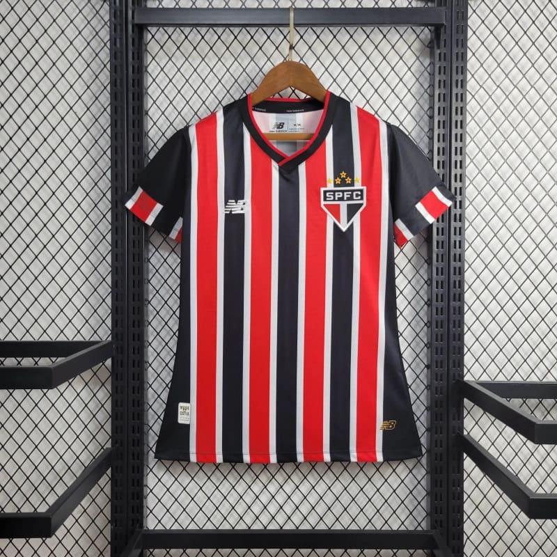 comprar-camisa-camiseta-blusa-do-são-paulo-spfc-new-balance-nova-lançamento-da-temporada-2024/25-24/25-feminina-baby-look-versão-modelo-torcedor-tricolor-ii-2-segunda-reserva-away-visitante-made-in-cotia-lucas-moura-luciano-calleri-pro-mantos