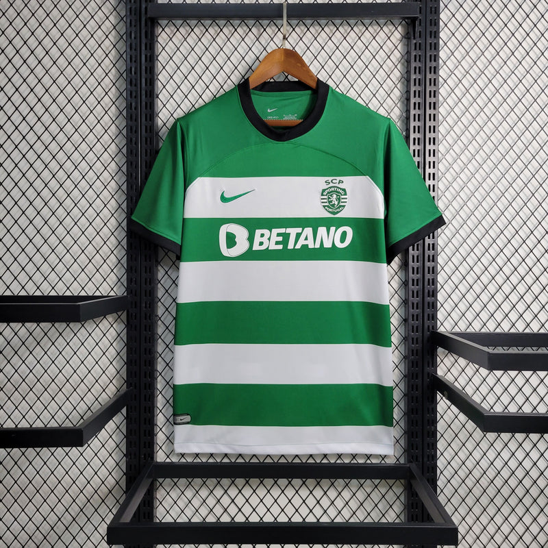 comprar-camisa-camiseta-blusa-do-sporting-cp-nova-lançamento-da-temporada-2023/24-23/24-verde-e-branca-listrada-com-listras-i-1-titular-principal-primeira-masculina-versão-modelo-torcedor-tailandesa-réplica-de-time-de-futebol