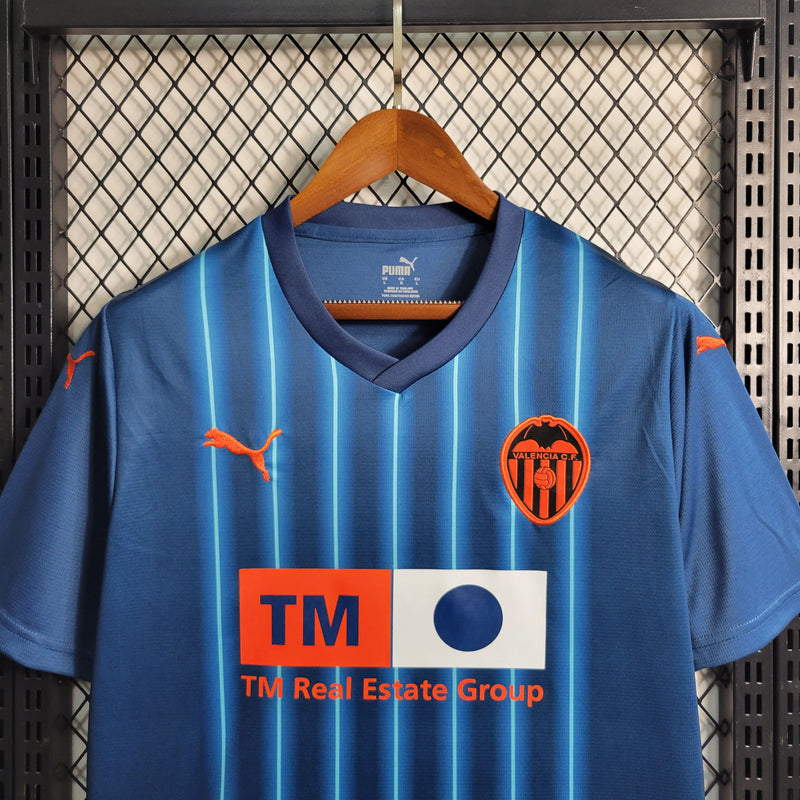 comprar-camisa-camiseta-blusa-do-valencia-nova-lançamento-da-temporada-2023/24-23/24-ii-2-segunda-reserva-away-azul-masculina-versão-modelo-torcedor-tailandesa