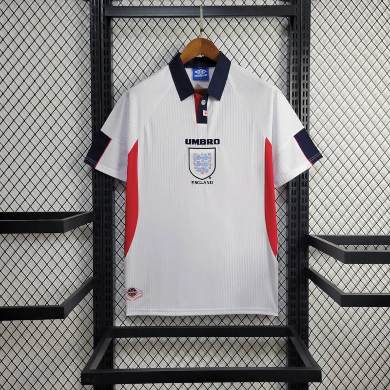 comprar-camisa-camiseta-blusa-retrô-antiga-da-inglaterra-umbro-temporada-1998/99-98/99-branca-gola-polo-1-i-titular-principal-primeira-home-masculina-tailandesa-michael-owen-ferdinand-ian-wright-neville-lampard-scholes-beckham