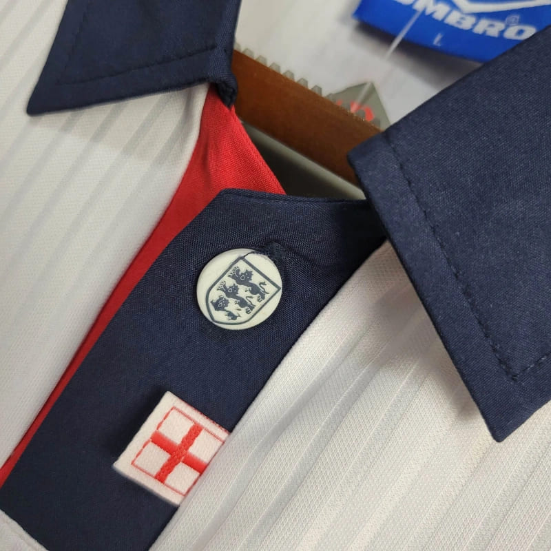 Camiseta de manga larga Retro Inglaterra Primera 1998/99 - Hombre