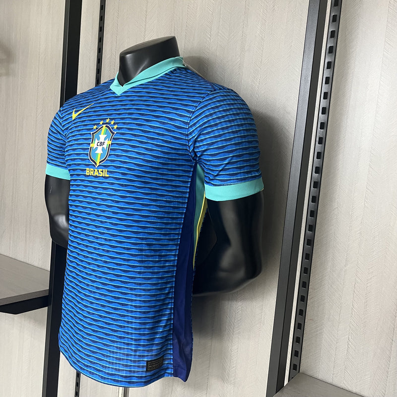 comprar-camisa-camiseta-do-brasil-seleção-brasileira-nova-lançamento-da-temporada-2024/25-24/25-copa-américa-nike-ii-2-segunda-reserva-away-visitante-azul-neymar-jr-vinicius-rodrygo-masculina-versão-modelo-jogador-player-tailandesa