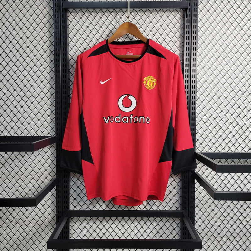 comprar-camisa-camiseta-manga-longa-comprida-retrô-antiga-do-manchester-united-da-temporada-2002/03-02/03-cristiano-ronaldo-cr7-vodafone-i-1-titular-principal-primeira-home-vermelha-masculina-beckham-forlan-scholes