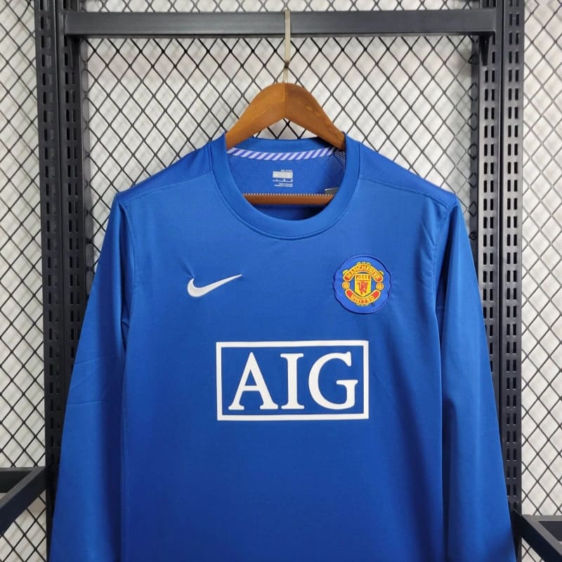 Camiseta retro de manga larga Manchester United III 2008/09 - Hombre