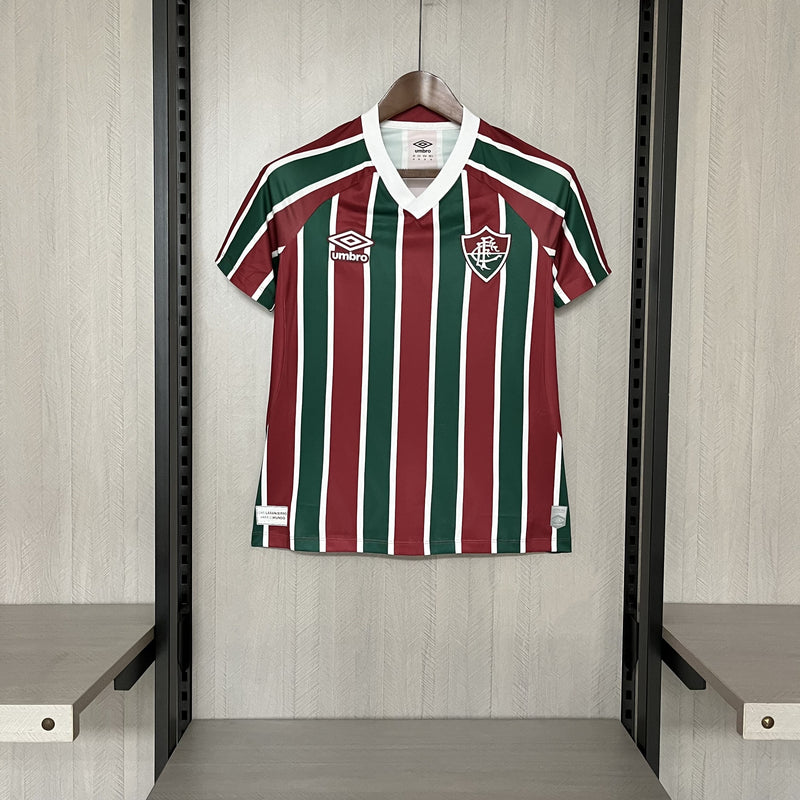 comprar camisa camiseta blusa do fluminense nova lançamento da temporada 2025/26 25/26 i 1 titular principal primeira home tricolor listrada armadura superbet feminina baby look tailandesa réplica pro mantos cano arias ganso