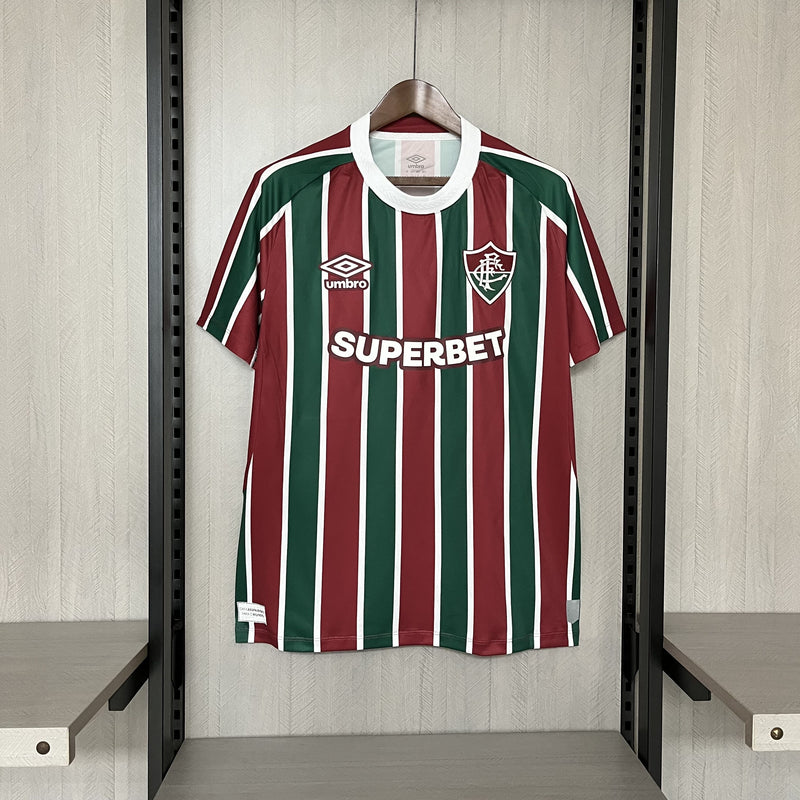 comprar camisa camiseta blusa do fluminense nova lançamento da temporada 2025/26 25/26 i 1 titular principal primeira home tricolor listrada armadura superbet masculina versão torcedor tailandesa réplica pro mantos cano arias ganso