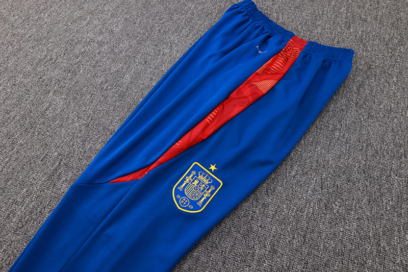 Conjunto de Frio Jaqueta Treino Espanha 2024/25 - Vermelho e Azul