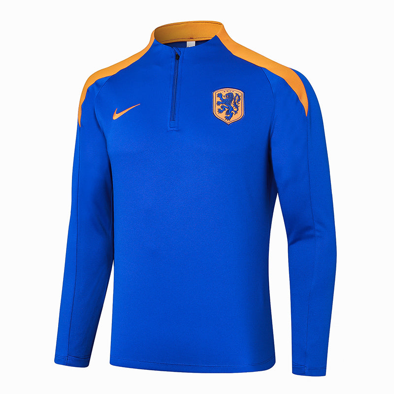 conjunto-agasalho-jaqueta-casaco-de-para-frio-com-calça-holanda-da-temporada-2024/25-24/25-eurocopa-2024-azul-nike-treino-treinamento