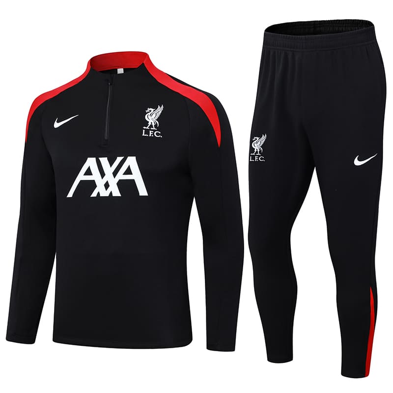 conjunto-agasalho-jaqueta-casaco-de-para-frio-com-calça-liverpool-da-temporada-2024/25-24/25-axa-aya-nike-preto-premier-league-treino-treinamento