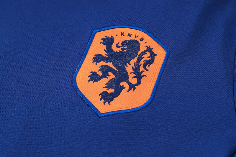 Conjunto camiseta y pantalón corto Holanda 2024/25 azul