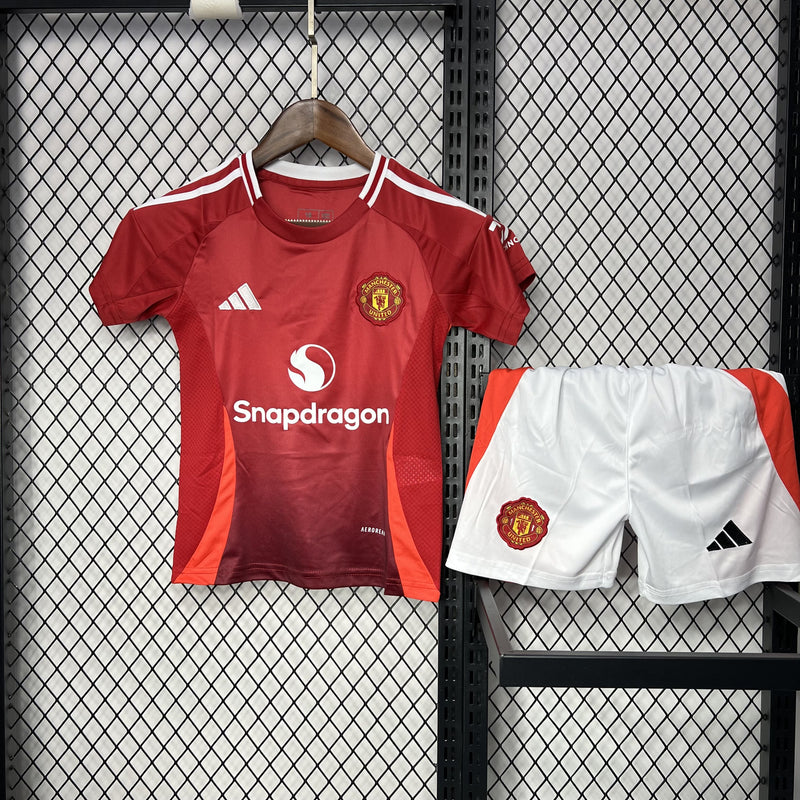 Conjunto Infantil Manchester United I 2024/25