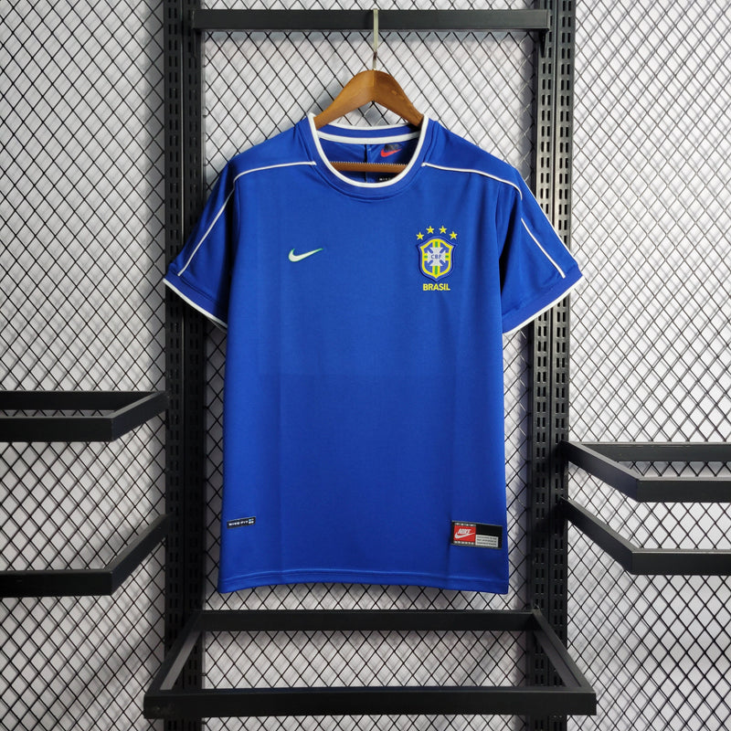 Camiseta Brasil II 1998 Retro - Hombre