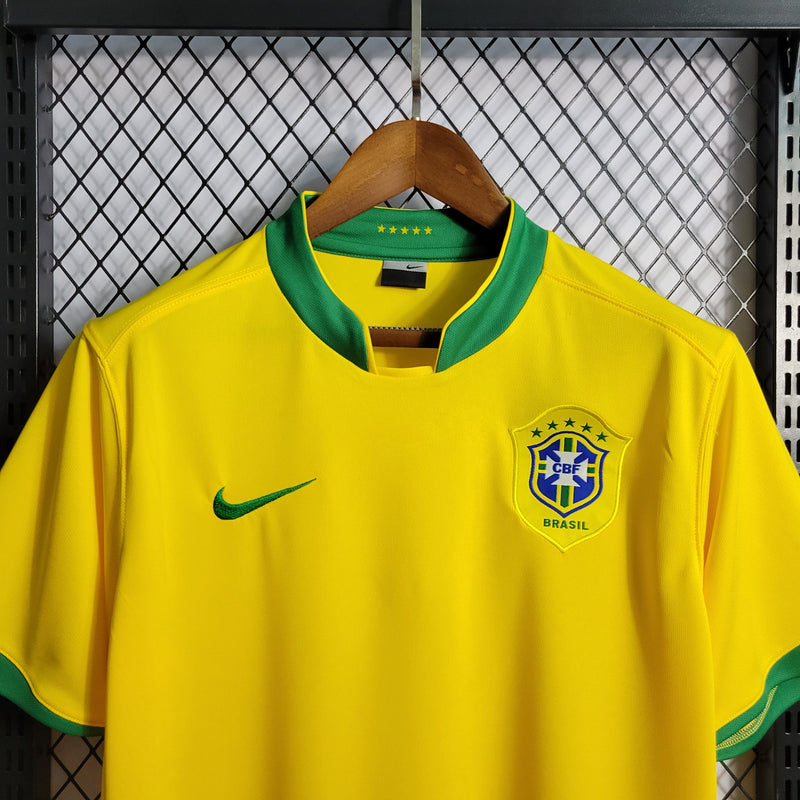 Camiseta Retro Brasil Primera Equipación 2006 - Hombre