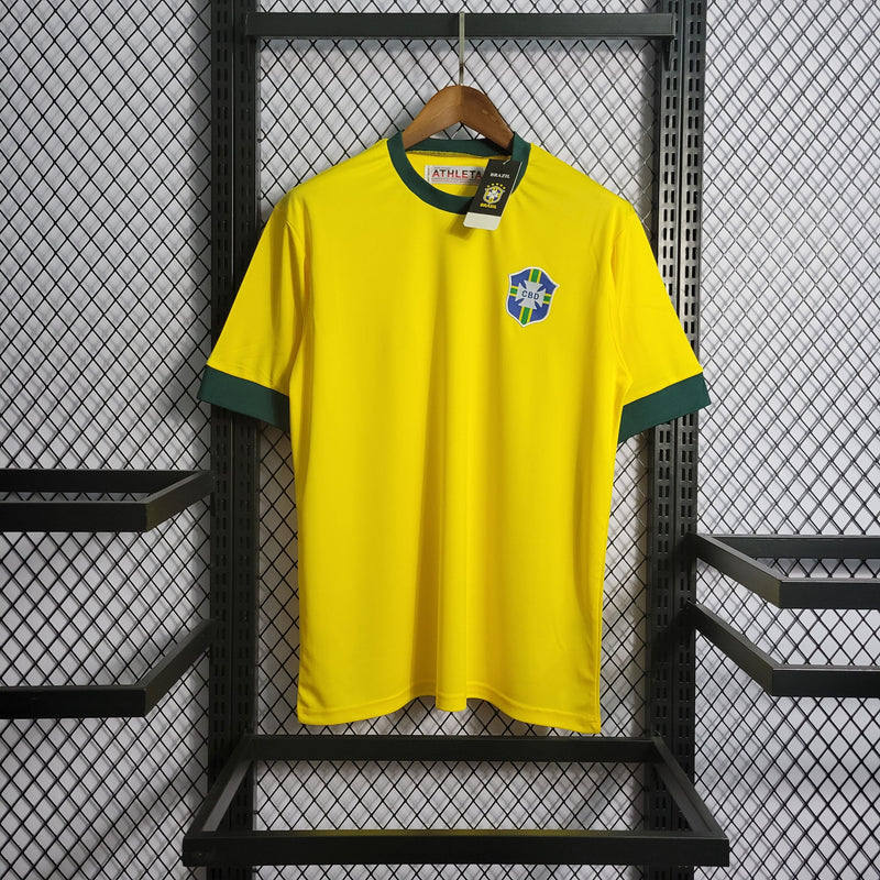 Camiseta Brasil I 1970 Retro Hombre