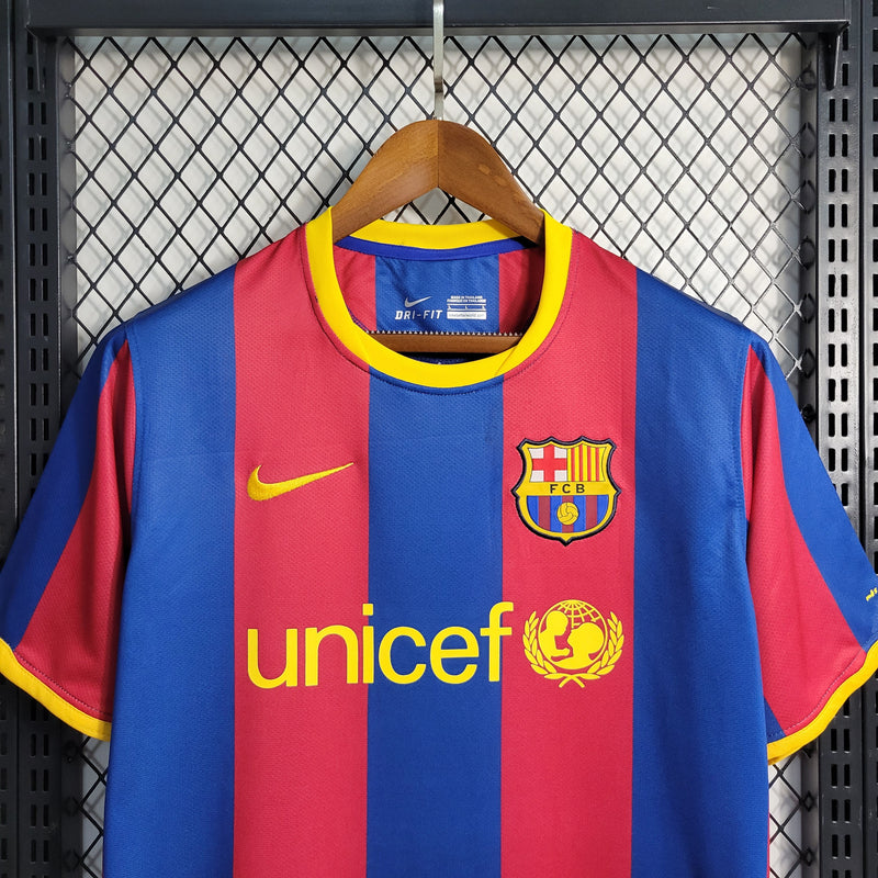 Camiseta Retro Barcelona Primera Equipación 2010/11 - Hombre