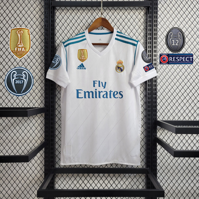 Camisa Retrô Real Madrid I 2017/18 - Masculina